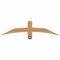 Ekena Millwork Bellingham Timber Gable Bracket, Western Red Cedar, 48"W x 12"H x 3 1/2"D x 3 1/2"F, 6/12 Pitch GBW048X12X0404BEL00SWR - alternate 1